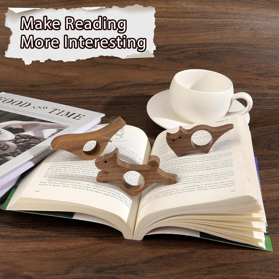 Page holder in use while reading