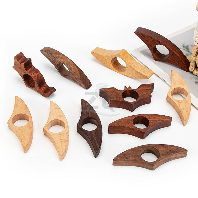 Beech and walnut wood samples