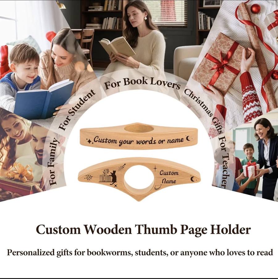 The page holder given as a gift to readers, students and teachers